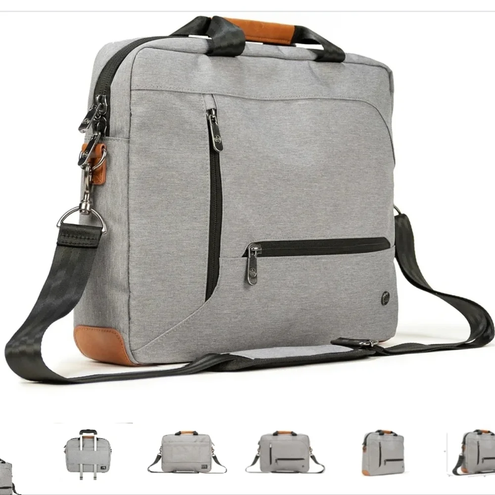 PKG International Spadina 10L Charcoal Messenger‎ Bag